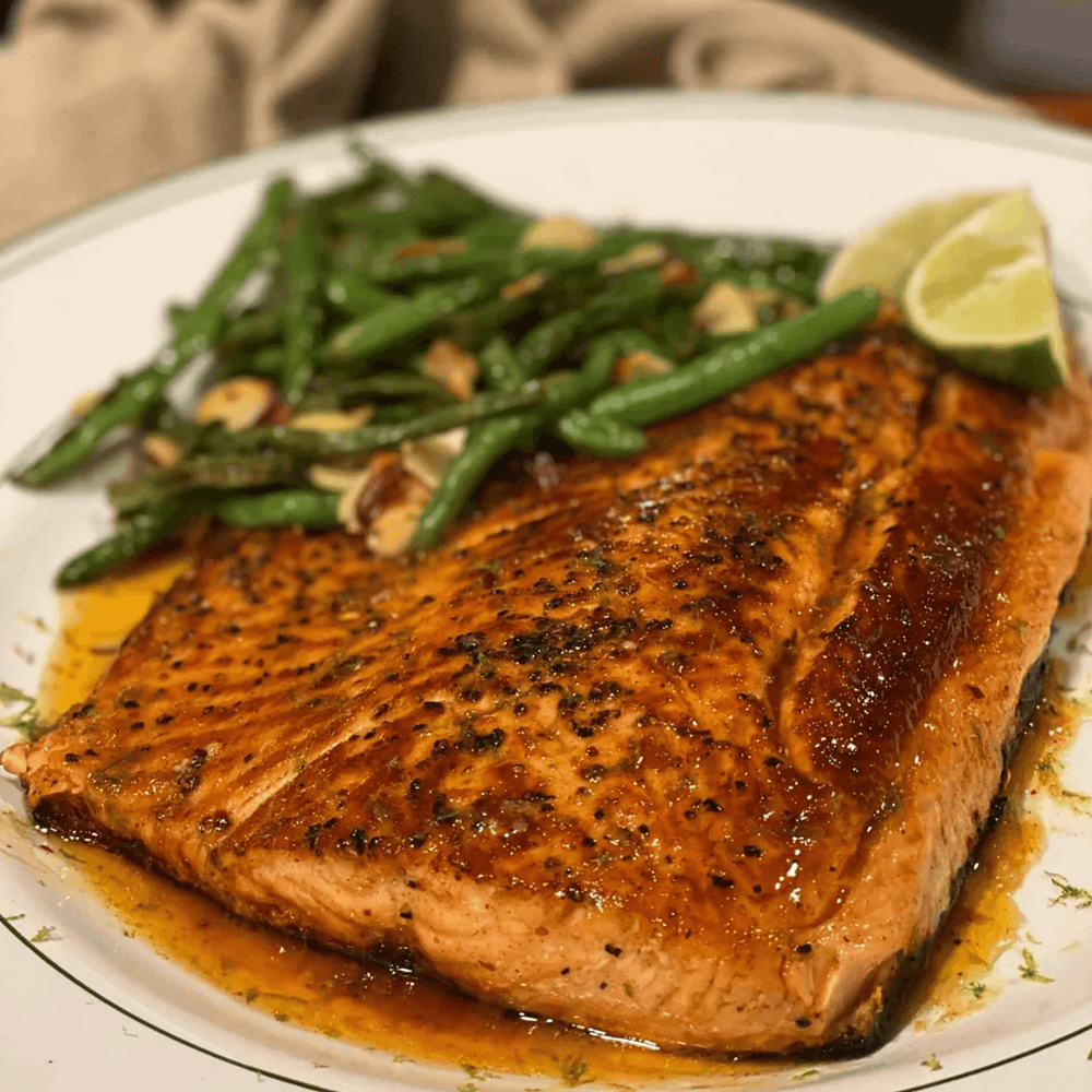 image of tasty salmon recipe