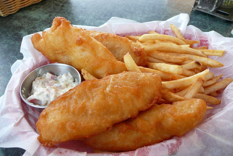 Guinness Battered Fish & Chips for St. Patrick's Day