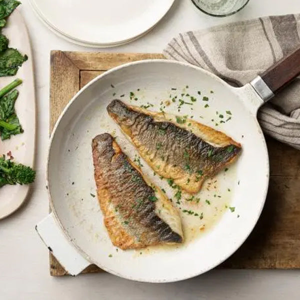 Pan fried Branzino Meditorean  Seabass