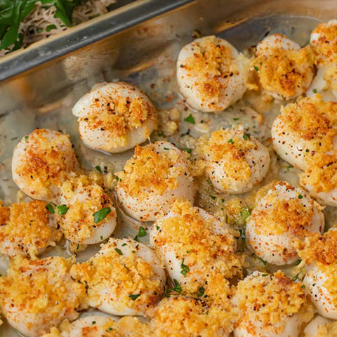 Crispy Baked Scallops