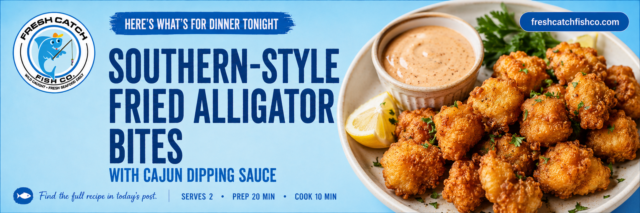 Southern-Style Fried Alligator Bites