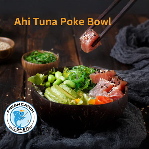 Yellow fin Ahi Tuna Poke Bowl