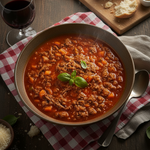 Homemade Beef & Pork Ragù