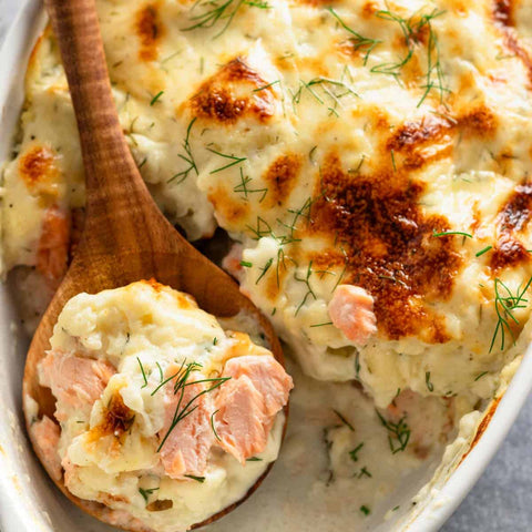 Salmon Au Gratin Potatoes