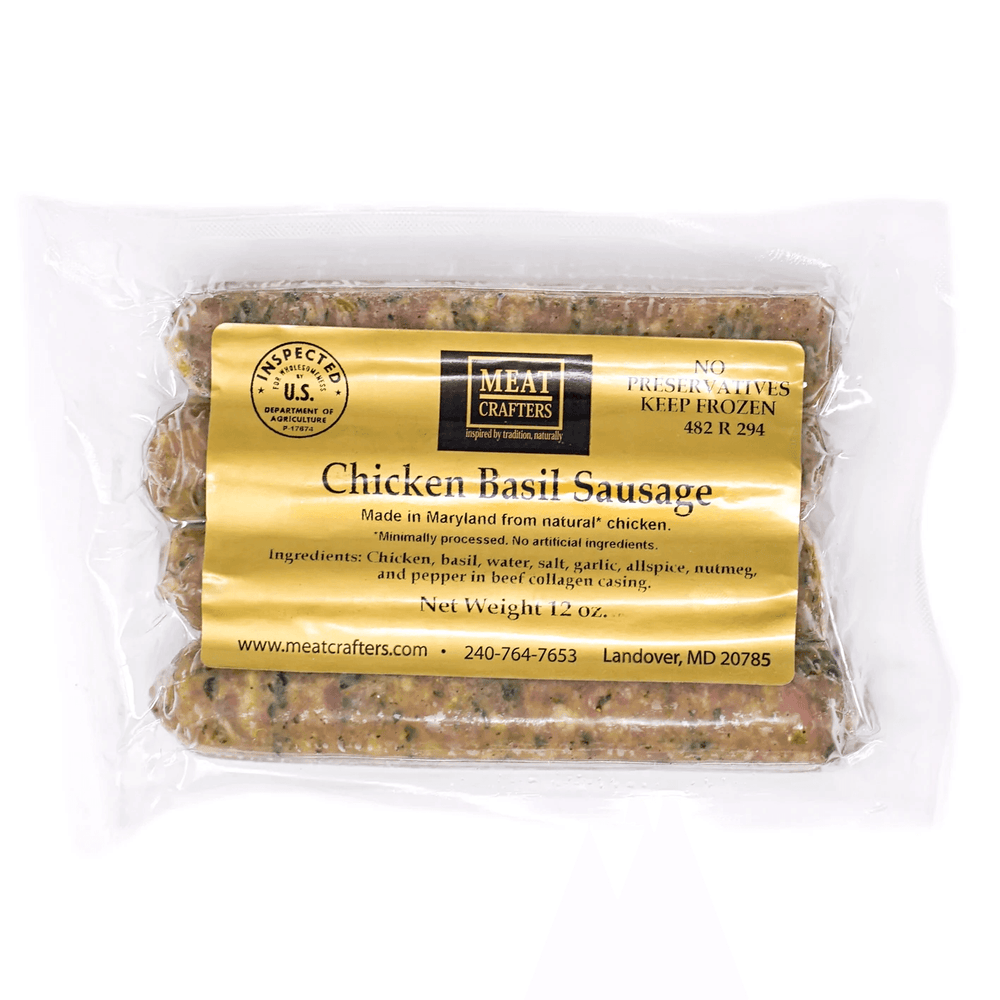 Chicken Basil Sausage - Fresh Catch Fish Co.