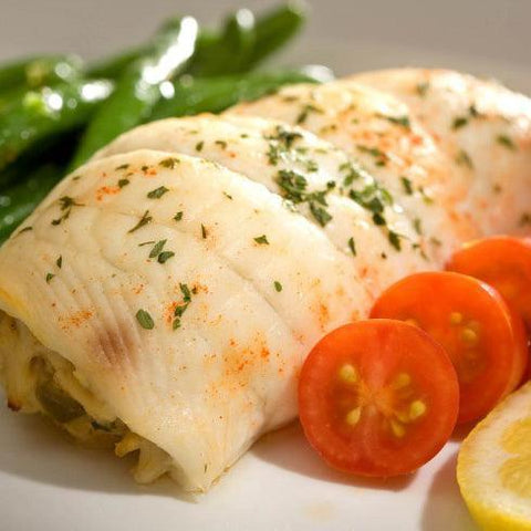 Flounder with Ricotta, Feta, Spinach - Fresh Catch Fish Co.